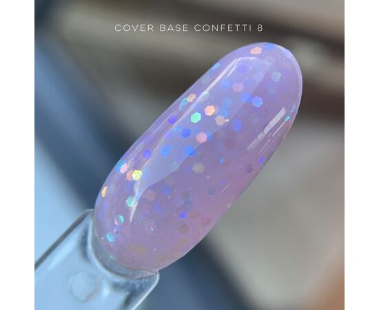 Ga&Ma Confetti base 8, violet, 10 ml #1
