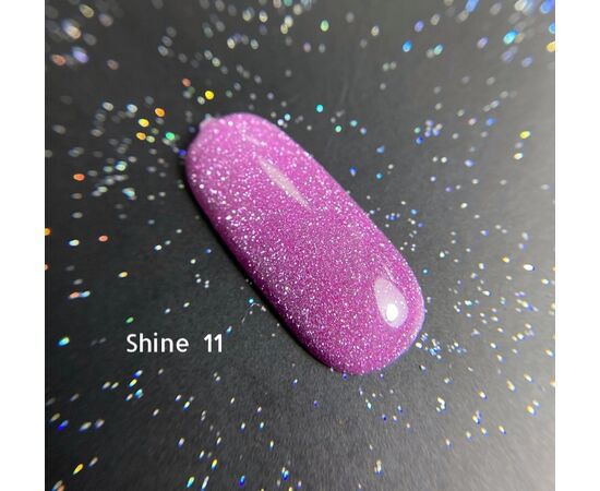 GaMa Reflective Gel polish SHINE #11, 10 ml, гель-лак світловідбиваючий #1