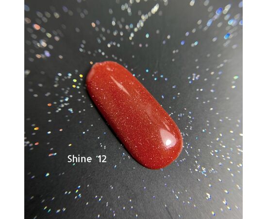 GaMa Reflective Gel polish SHINE #12, 10 ml, гель-лак світловідбиваючий #1
