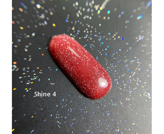 GaMa Reflective Gel polish SHINE #4, 10 ml, гель-лак світловідбиваючий #1