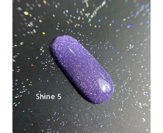 GaMa Reflective Gel polish SHINE #5, 10 ml, гель-лак світловідбиваючий #1