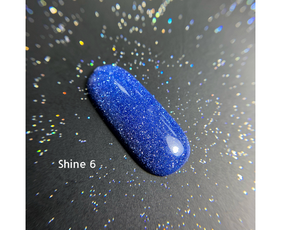 GaMa Reflective Gel polish SHINE #6, 10 ml, гель-лак світловідбиваючий #1