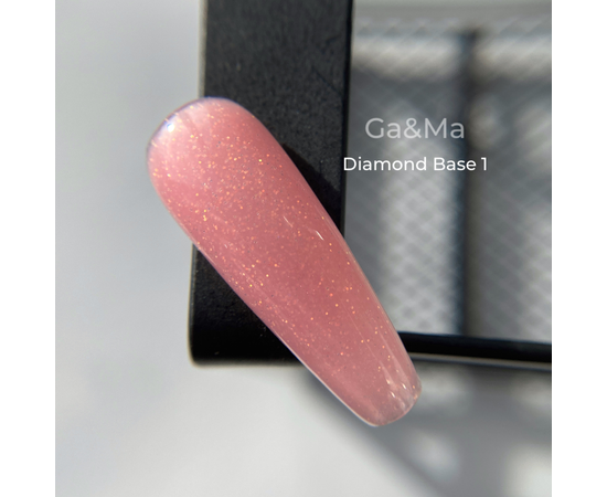 GaMa Diamond base #1 Peach, Персикова, 15 ml #1