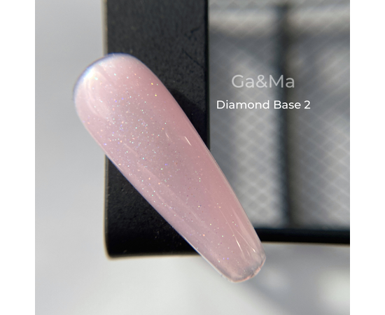 GaMa Diamond base #2 Pink, Рожева, 15 ml #1
