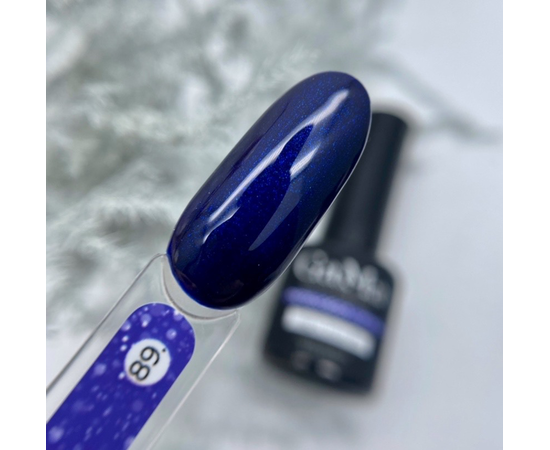 GaMa Gel polish #89 SHIMMER BLUE, гель-лак, синій з шимером, 10 ml #2
