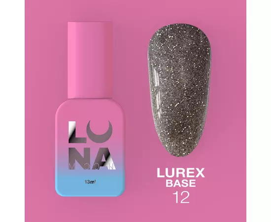LUNA Lurex Base #12 Світловідбиваюча база №12, 13 ml #1