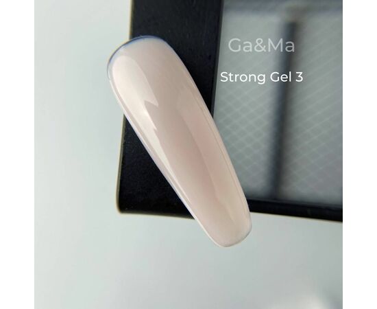 Ga&Ma Strong gel Powder #003, гель без опилу, пудровий, 30 ml #1