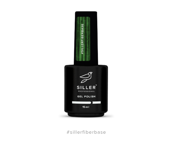 SILLER Fiber Base, 15 ml, Укріплююча база з волокнами, прозора #1