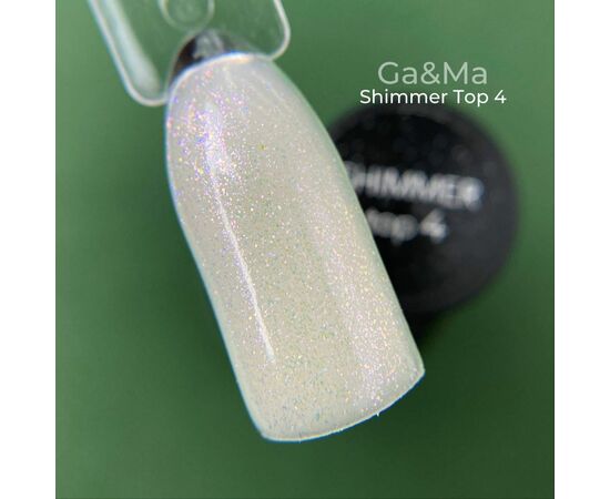 GaMa SHIMMER TOP #4, 15 ml, Топ із золотисто-фіолетовим шимером #2