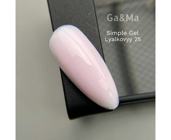 GA&MA. Simple builder gel #25 Baby Doll, 30 ml, гель без опилу, ляльковий #2