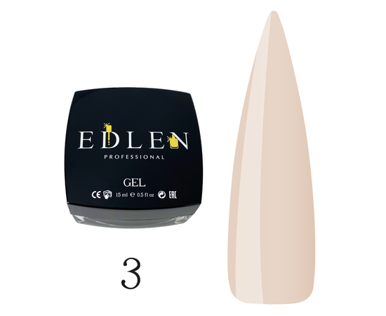 EDLEN Builder Gel #3, Natural, 15 ml #3