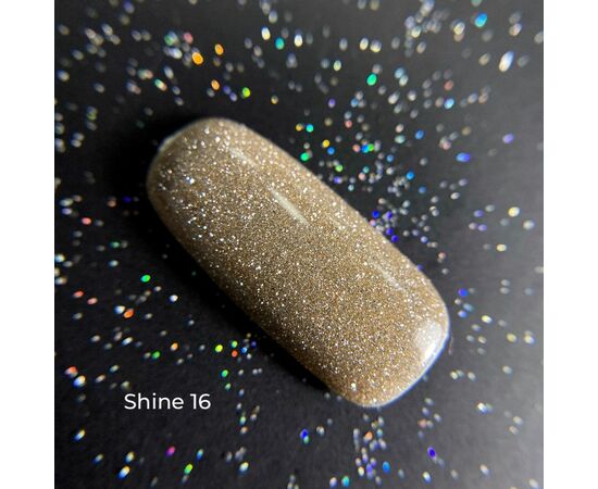 GaMa Reflective Gel polish SHINE #16, 10 ml, гель-лак світловідбиваючий #1