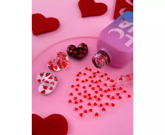 LUNA Romantic Red Top, топ з червоними сердечками, 13 ml #4