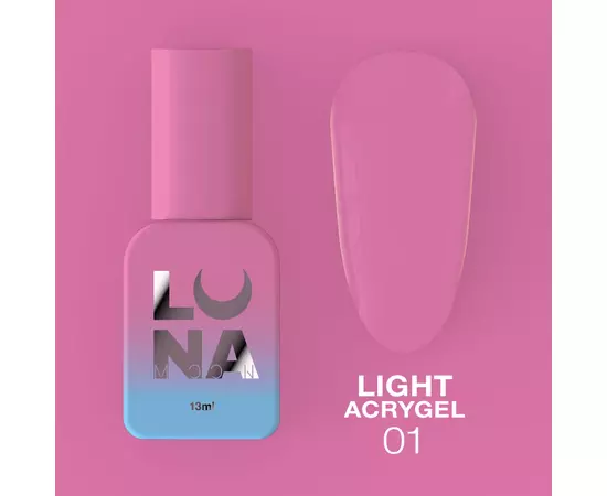 LUNA Light Acrygel #1 Clear, 13 ml, рідкий гель, прозорий #1