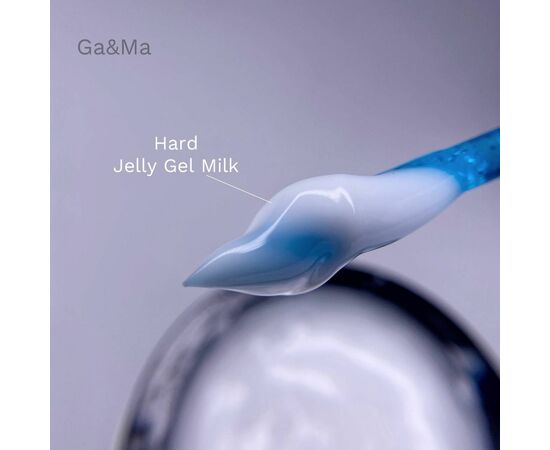 GaMa Hard Jelly Gel, Milky, 15 ml, гель-желе молочний #2