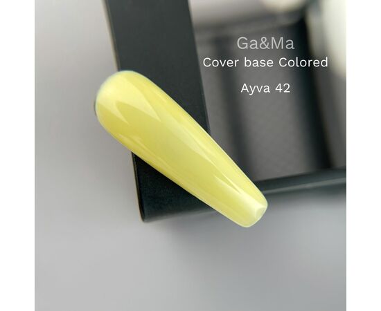 GaMa Colored base #42, Quince , 15 ml, кольорова база Айва #1