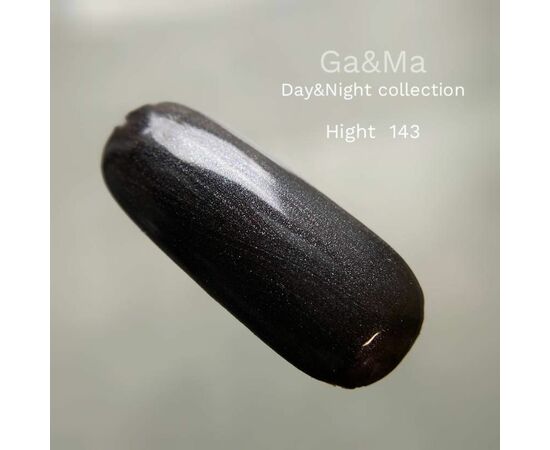 GaMa, Shimmer Gel polish #143, NIGHT, 10 ml, гель-лак #1