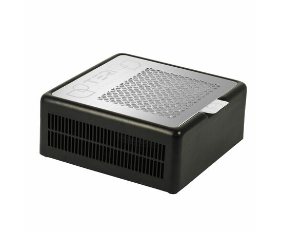 TERI, Desktop portable Nail dust Collector "Teri 800 M", Витяжка настільна, чорна зі сталевою решіткою "metallic" #2