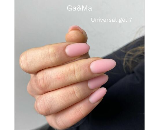 GA&MA. Universal gel 7, гель без опилу, рідкий, 30 ml #4