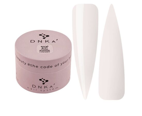 DNKa’ Аcryl Gel #0006 Creamy, 30 ml, акрилгель #1