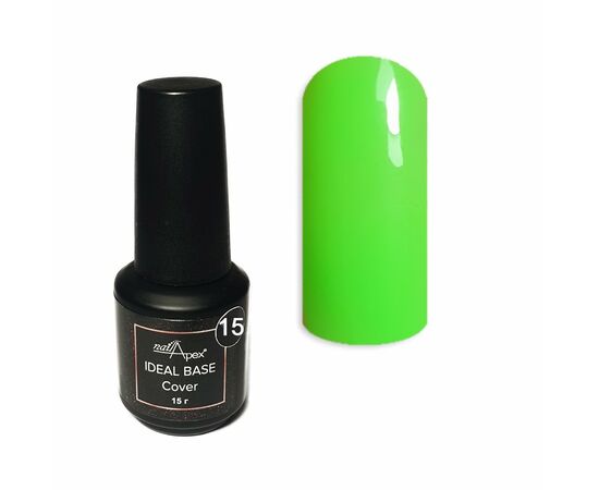 NAILAPEX Ideal Base Neon #15 Lime, 15 ml, Лайм #1
