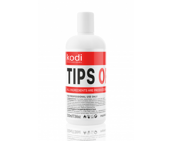 KODI Tips off, 500 ml, Рідина для зняття гель-лаку / акрилу #1