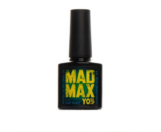 YO!Nails Mad Max Топ суперстійкий з УФ-фільтром, 8 ml #1