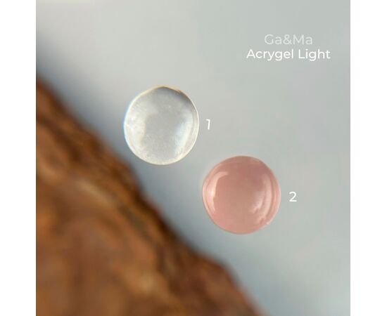 GaMa Acrygel LIGHT #001 Clear, прозорий, 30 ml #2