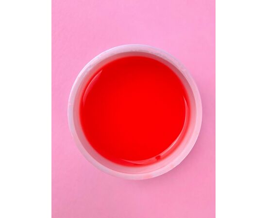 LUNA Candy Builder Gel #25 Bright red, 15 ml, гель моделюючий, яскраво-червоний #3