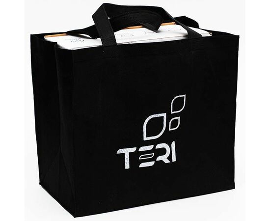 TERI, Built-in Nail dust Collector "Teri Turbo", Витяжка вбудовувана, чорна зі сталевою решіткою "metallic" (під замовлення) #4
