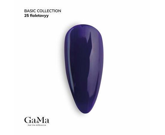 GaMa Gel polish #25 VIOLET, фіолетовий, 10 ml, гель-лак #1