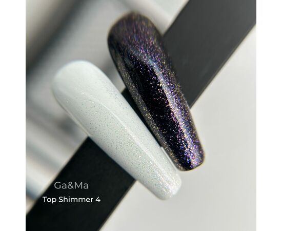GaMa SHIMMER TOP #4, 15 ml, Топ із золотисто-фіолетовим шимером #1