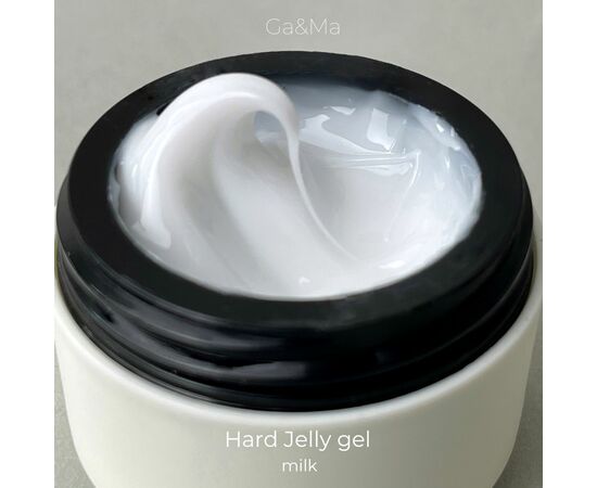 GaMa Hard Jelly Gel, Milky, 15 ml, гель-желе молочний #1