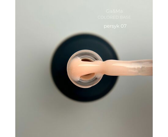 GaMa Colored base #7, PEACH, кольорова база, Персик, 15 ml #3