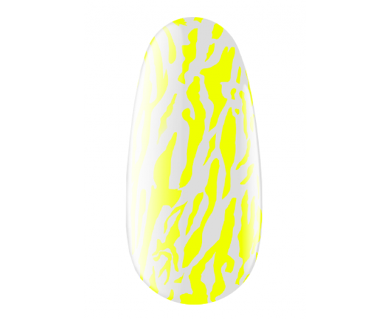 KODI Stamping Gel Neon Yellow, неоновий жовтий, 4 ml, гель для стемпінгу #3