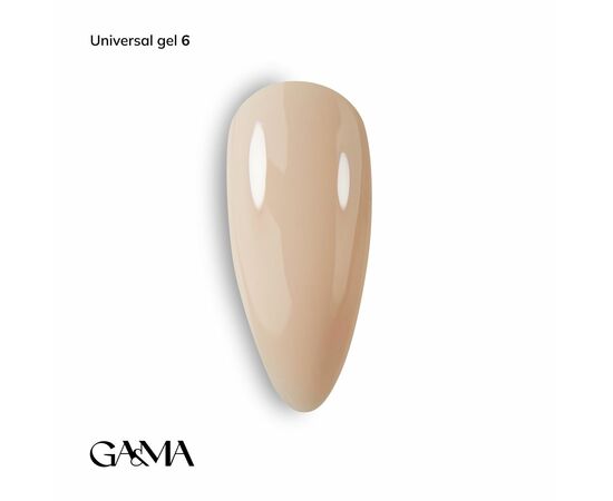 GaMa Universal gel 6, гель без опилу, рідкий, 15 ml #1