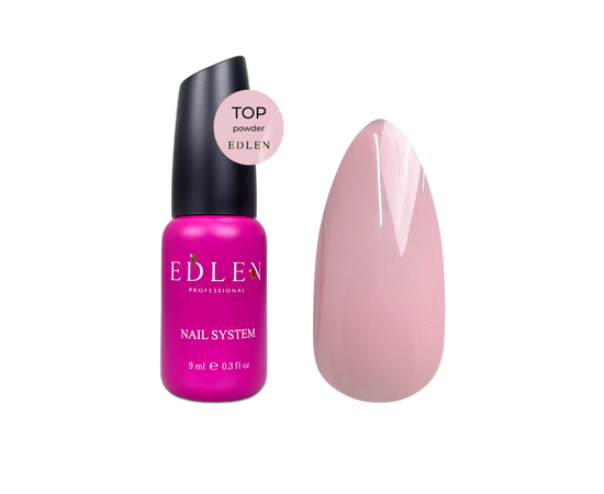 EDLEN. Powder Top, 9 ml, топ пудровий #1