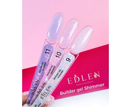 EDLEN Builder gel Shimmer №09, 15 ml #2