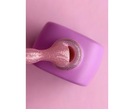 LUNA Light Acrygel #51 Pink beige with shimmer, 13 ml, рідкий гель для укріплення, рожевий беж з шимером #4