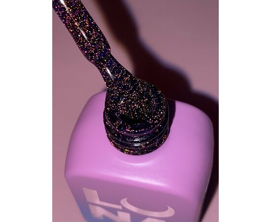 LUNA Light Acrygel #58 Deep purple with shimmer, 13 ml, світловідбиваючий рідкий гель для укріплення, глибокий фіолетовий з шимером #4
