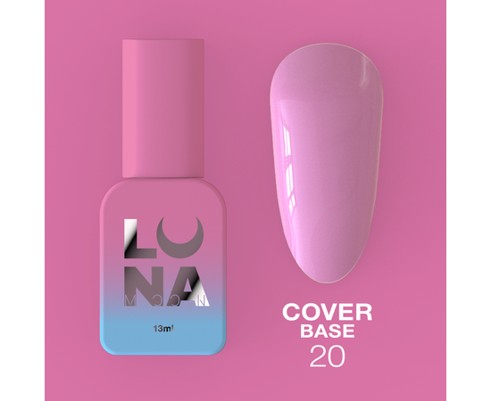 LUNA Cover Base #20, LIGHT PINK, 13ml #1