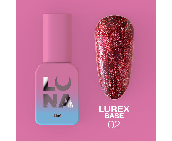 LUNA Lurex Base #02, Reflective, світловідбиваюча база, 13 ml #1