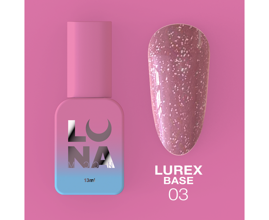 LUNA Lurex Base #03, Reflective, світловідбиваюча база, 13 ml #1