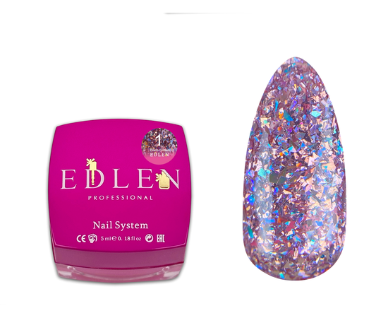 EDLEN Disco Glitter №01, 5 ml #1