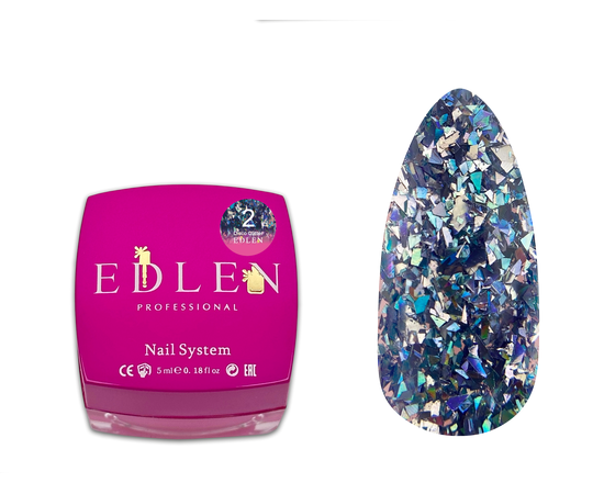 EDLEN Disco Glitter №02, 5 ml #1