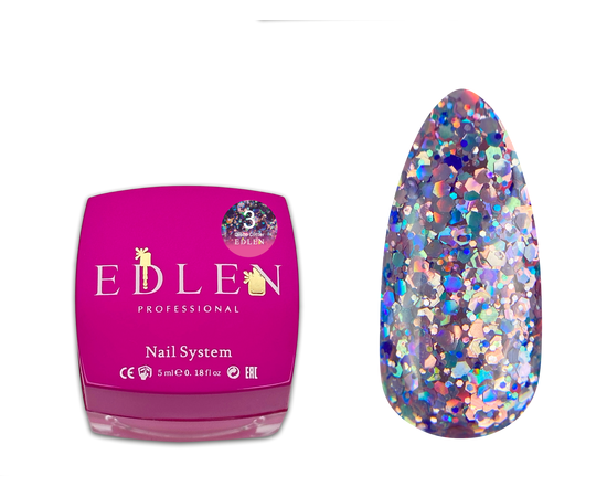 EDLEN Disco Glitter №03, 5 ml #1