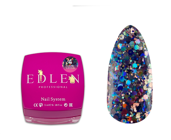 EDLEN Disco Glitter №04, 5 ml #1