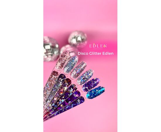 EDLEN Disco Glitter №01, 5 ml #2