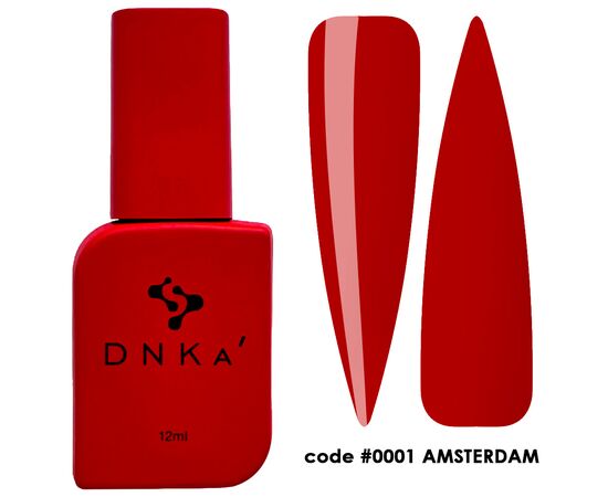 DNKa’ Cover Top, #0001 Amsterdam, 12 ml, кольоровий топ без липкого шару #1