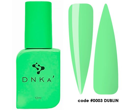 DNKa’ Cover Top, #0003 Dublin, 12 ml, кольоровий топ без липкого шару #1